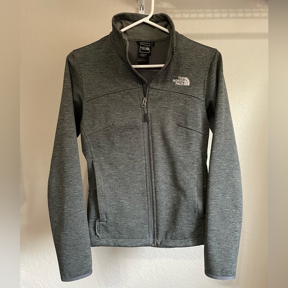 The North Face Softshell Apex Jacket#A4L4 Gray - Picture 6 of 7